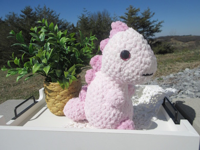 Pink Dinosaur-