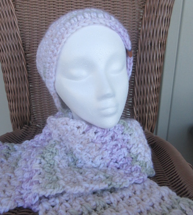 Scarf & Ear Warmer Set (Pastel)-